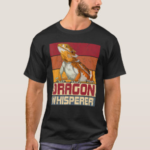 Bartagamen-Flüsterer Vintage-Echse-Reptil T-Shirt