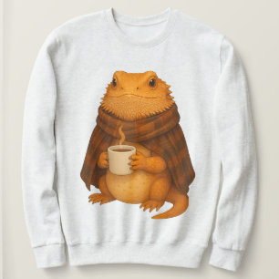 Bartagamen-Weihnachten - Gemütlicher Drache in Dec Sweatshirt