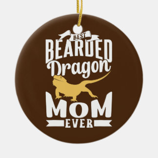 Bartard Dragon Mama Beard Lizard Keramik Ornament