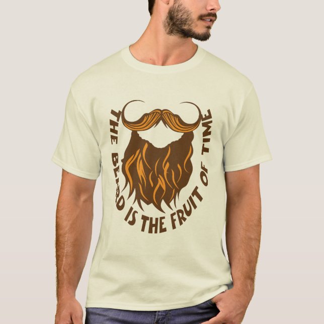 Bartbeard Frucht-Tigerhumor Drole T-Shirt (Vorderseite)