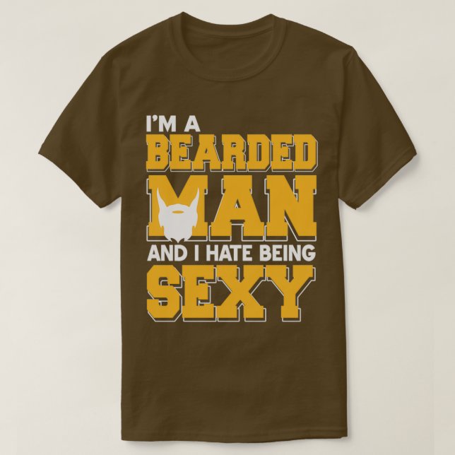 Bartbearde Bartbart als Geschenk 13 T-Shirt (Design vorne)