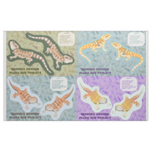 Bartbeschnittene und genähte Kissen Stoff