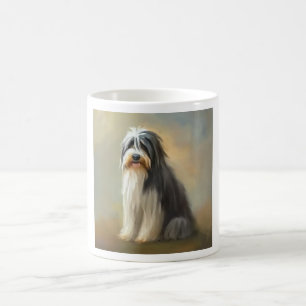 Bartded Collie Dog Kaffeetasse
