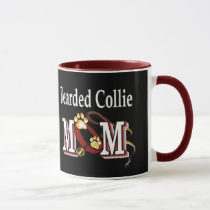 Bartded Collie Dog MAMA Tasse