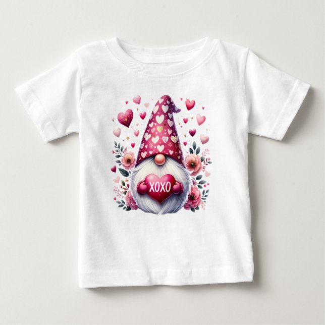 Bartded Gronmes X's & 0's senden, um Ihre Liebe zu Baby T-shirt (Vorderseite)