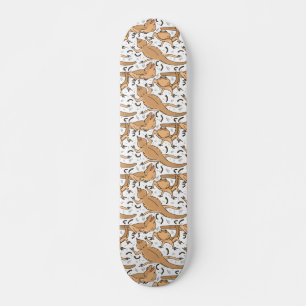 Bartdie und Würmer - Bärendrachen Skateboard