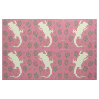 Bartdrache beim Spielen von Cactus Fabric Stoff