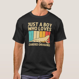 Bartdrache für Jungen Kinder Reptilien Iguana Liza T-Shirt