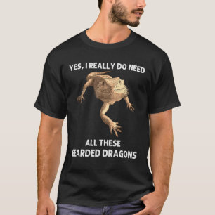 Bartdrache für Männer Frauen Lizard Haustier 5 T-Shirt