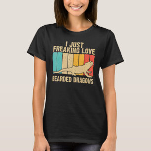 Bartdrache für Männer Frauen Reptilien Iguana Liza T-Shirt