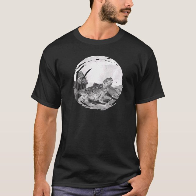 Bartdrache im Reptiltier T-Shirt (Vorderseite)
