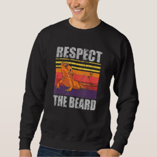 Bartdrache respektiert das Reptil der Bart Lizard Sweatshirt