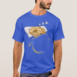 Bartdrachen Schlachten Tier Nickerchen Napping Sch T-Shirt