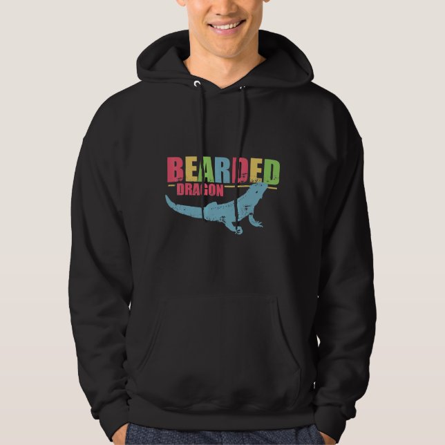 Bartdragon Lizard Reptile Hoodie (Vorderseite)