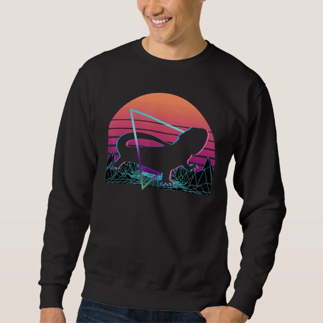 Bartdragon Retro Sweatshirt (Vorderseite)