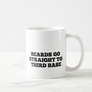 Bärte gehen gerade zur meistgekauften Third Base Kaffeetasse