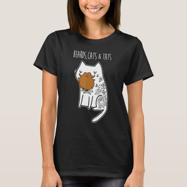 Bärte Katzen Und Ats Essentia T-Shirt (Vorderseite)