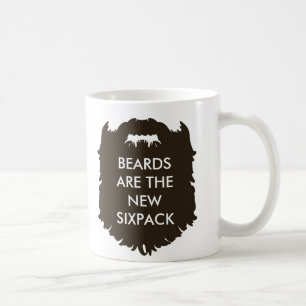 Bärte sind die neues sixpack bestselling tasse