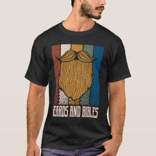 Bärte und Bibeln Motivierend Zitat Christliche Ins T-Shirt