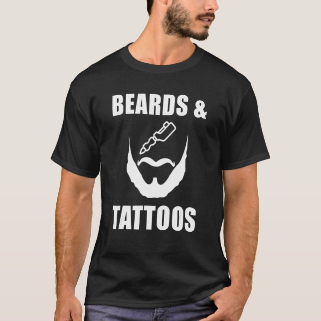 Bärte und Tattoos, Coole Mönche T-Shirt (Vorderseite)