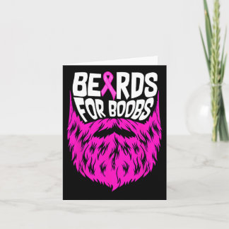 Bärte zur Sensibilisierung für Brustkrebs Karte