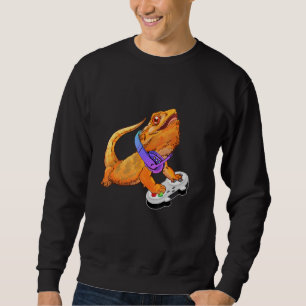 Barted Dragon Video Games Funny Gamer Gaming Boy Sweatshirt