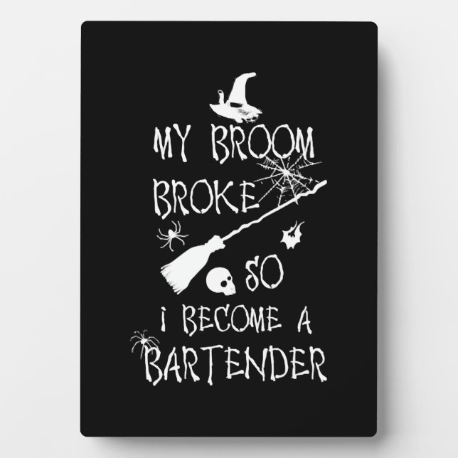 Bartender Halloween    Fotoplatte (Vorderseite)