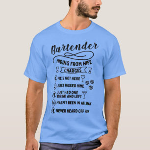 Bartender Mixer Mixology Bar Waiter Gift 23 T-Shirt
