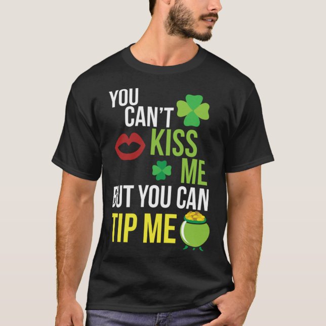 Bartender  St Patricks Day Waitress Waiter Server T-Shirt (Vorderseite)