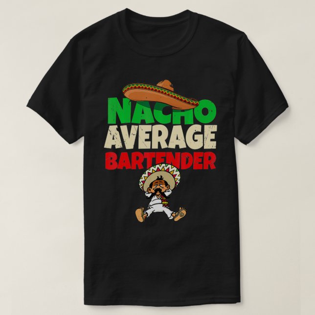Bartenders Bartending Stuff Joke Pun Funny Bartke T-Shirt (Design vorne)