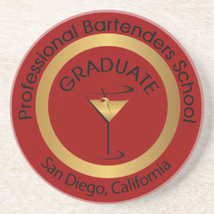 Bartending School Graduate Drink Untersetzer
