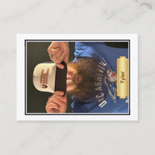 Bartete Baker Banter Trading Cards: Tyler Hat Telefonnummerkarte