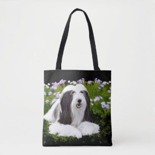 Bartete Collie Malerei - Niedliche Original Hunde
