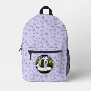 Bartete Collie Malerei - Niedliche Original Hunde Bedruckter Rucksack