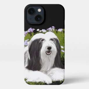 Bartete Collie Malerei - Niedliche Original Hunde  iPhone 13 Hülle