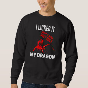 Bartete Drachenechse, die ich leckte, es ist mein Sweatshirt
