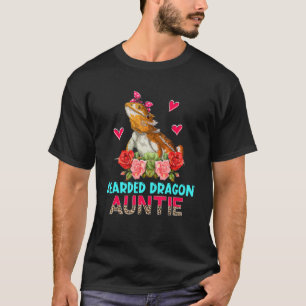Bartete Drachenstie Niedliche Blume Barteter Drach T-Shirt