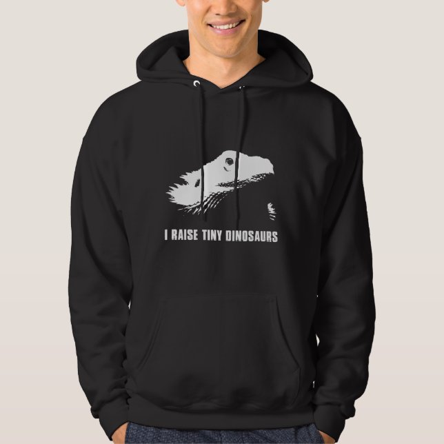 Bartete Dragon Lizard Bart Idee Hoodie (Vorderseite)