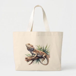 Bartete Dragon Lizard Jumbo-Tasche Jumbo Stoffbeutel