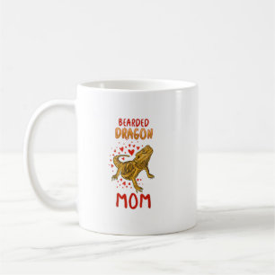 Bartete Dragon Mama Bartded Dragon Lover Lizard Kaffeetasse