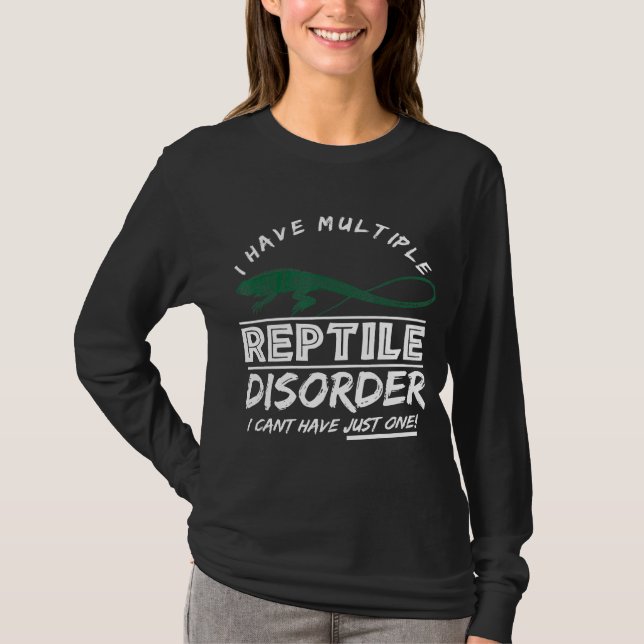 Bartete Dragon Multiple Reptile Disease Iguana T-Shirt (Vorderseite)