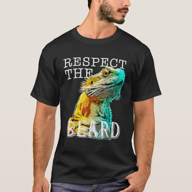 Bartete Dragon Shirt Sketch Pop Art Pet Lizard Own (Vorderseite)