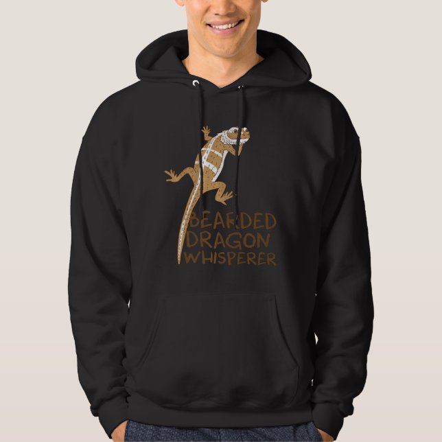 Bartete Dragon Whisperer Pet Beardie Hoodie (Vorderseite)
