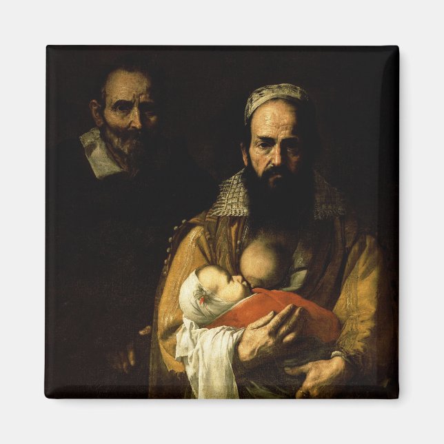 Bartete stillende Frau, 1631 Magnet (Vorne)