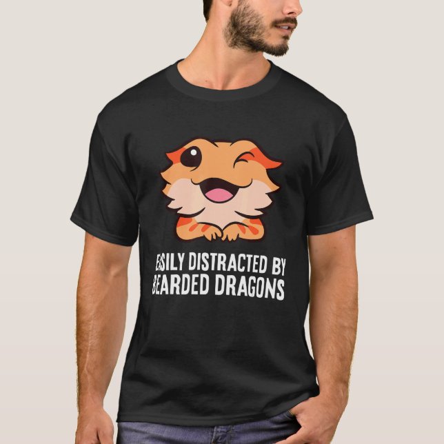 Barteter Drache, der durch den bärtigen Drachen le T-Shirt (Vorderseite)