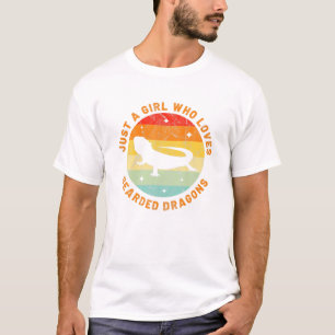Barteter Drache nur ein Mädchen Frauen Vintagen H T-Shirt