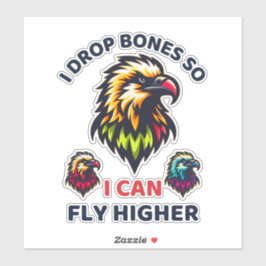 Bartgeier-Symbolisierung von Stärke und Seltenheit Aufkleber