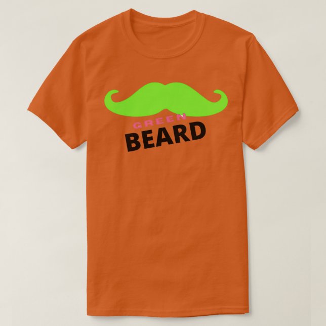 BartGrüner BartBart LoverCrunchy Bard T-Shirt (Design vorne)