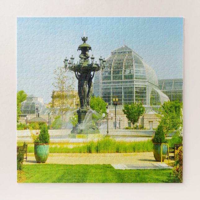 Bartholdi Water Fotain Washington Puzzle (Horizontal)