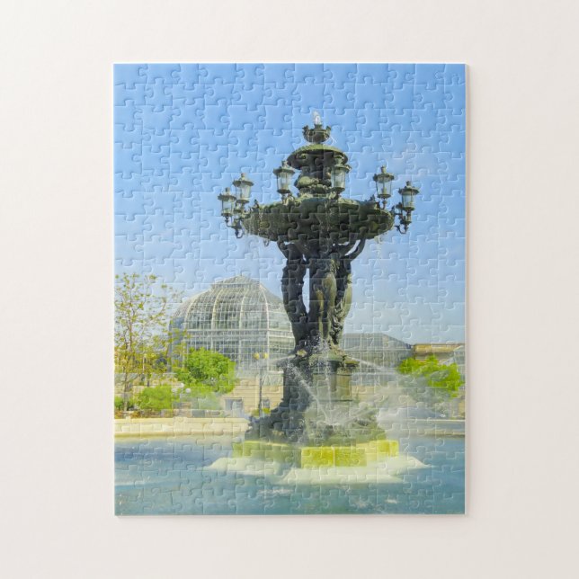 Bartholdi Water Fotain Washington Puzzle (Vertikal)
